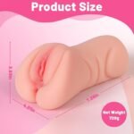 Male Sex Toys Sex Dolls for Men - 7.25" Depth Squeezable Male Masturbator Adult Sex Toys with Lifelike Textured Vagina and Tight Anus,Males Stroker Mens Sex Toy for Men Realistic(Flesh)
